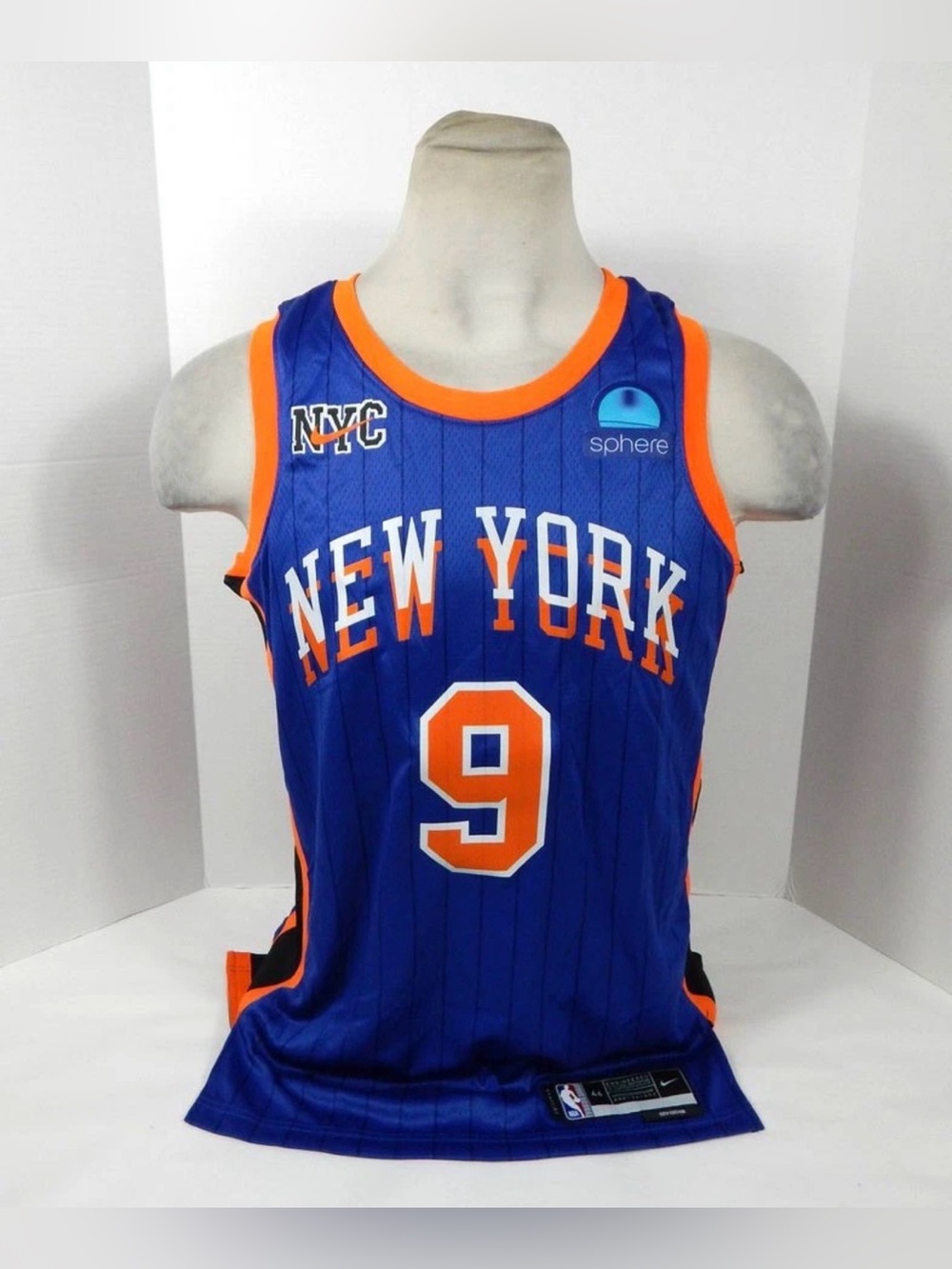 Nike New York Knicks #9 Barrett City Edition Swingman Basketball Jersey 44 M